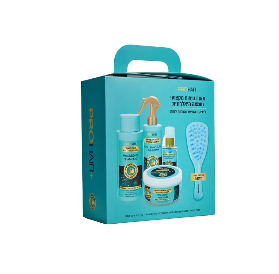 PRO HAIR+ - מארז טיפוח מקצועי חומצה היאלרונית