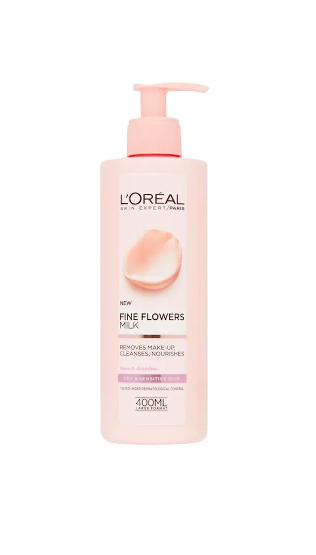 L'Oréal Paris - חלב פנים עם תמציות פרחים עדינים