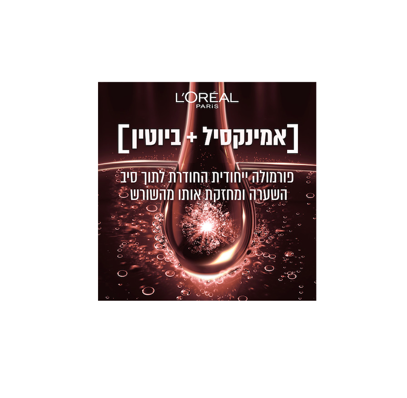 L'OREAL PARIS - מרכך פול רזיסט מחזק ומגן על סיב השערה