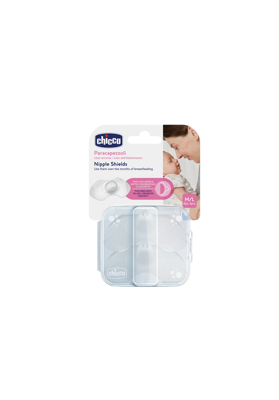 CHICCO - מגני פטמות סיליקון x2