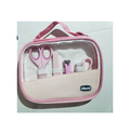 CHICCO - סט טיפוח ציפורניים לתינוקות Happy Hands ורוד 4 ב-1