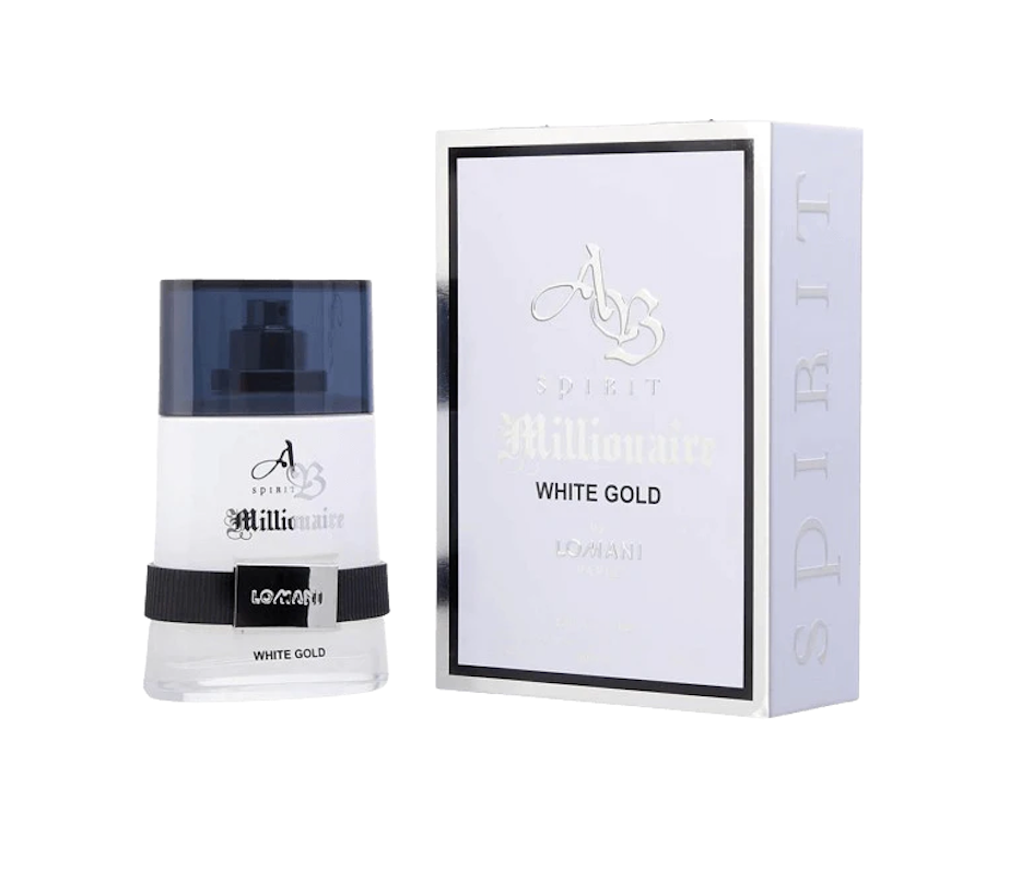 Lomani AB Spirit Millionaire - בושם לגבר  White Gold E.D.P 100ml