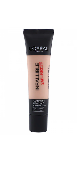 L'OREAL PARIS - INFALLIBLE MATTE COVER מייק אפ עמיד עד 24 שעות