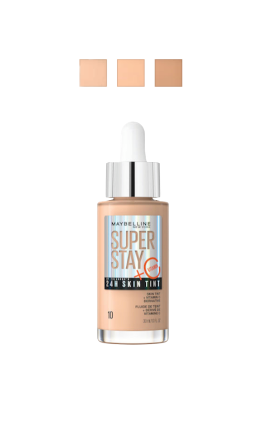 MAYBELLINE - SUPERSTAY SKIN TINT מייק אפ עמיד עד 24 שעות