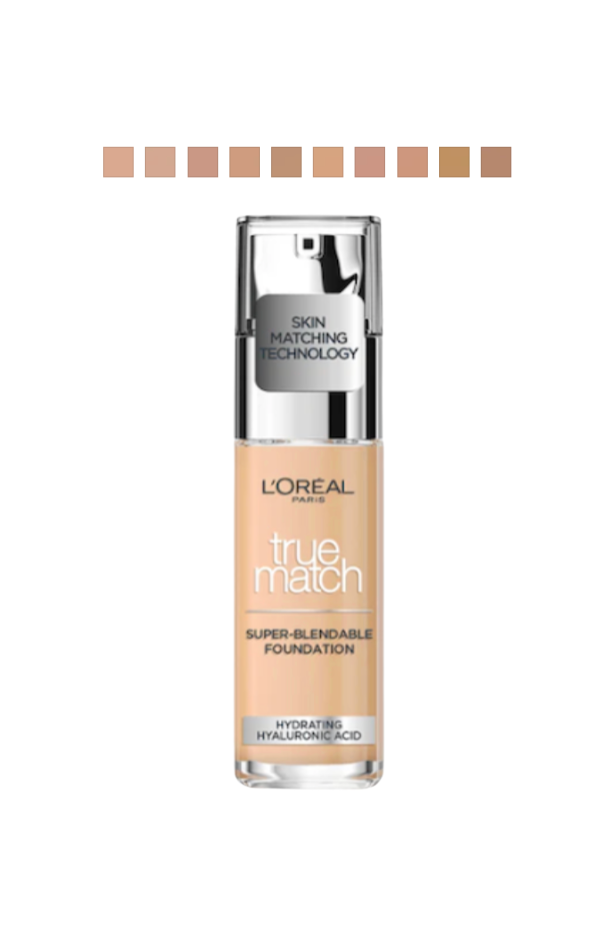 L'OREAL PARIS - TRUE MATCH מייק אפ נוזל 30 מ״ל